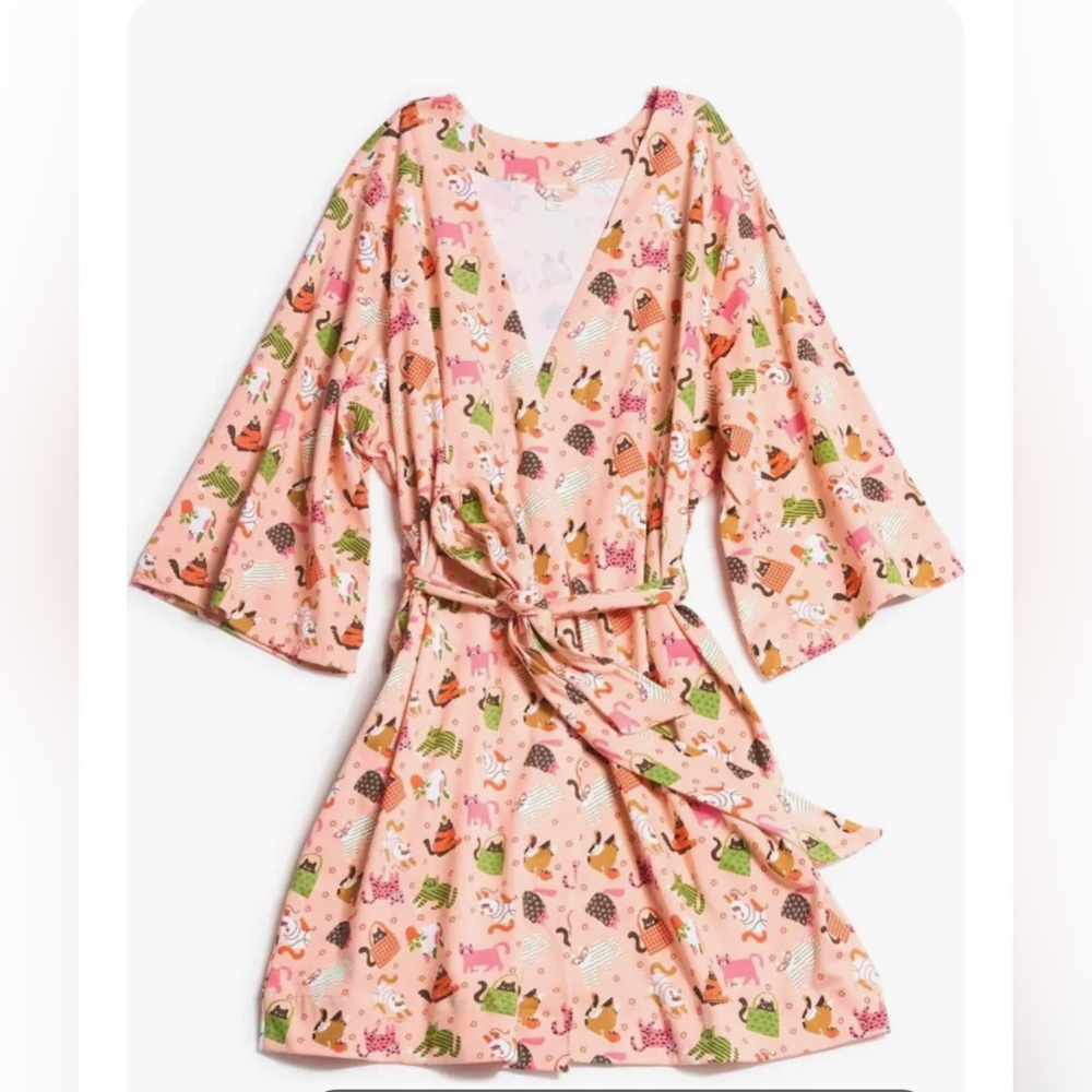 Vera Bradley Outlet Essential Knit Robe -Herding Cats